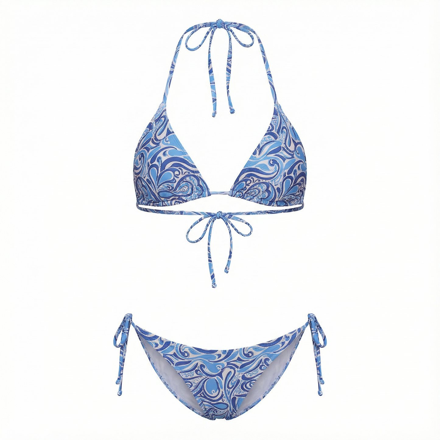 Fifi Printed Bikini Top