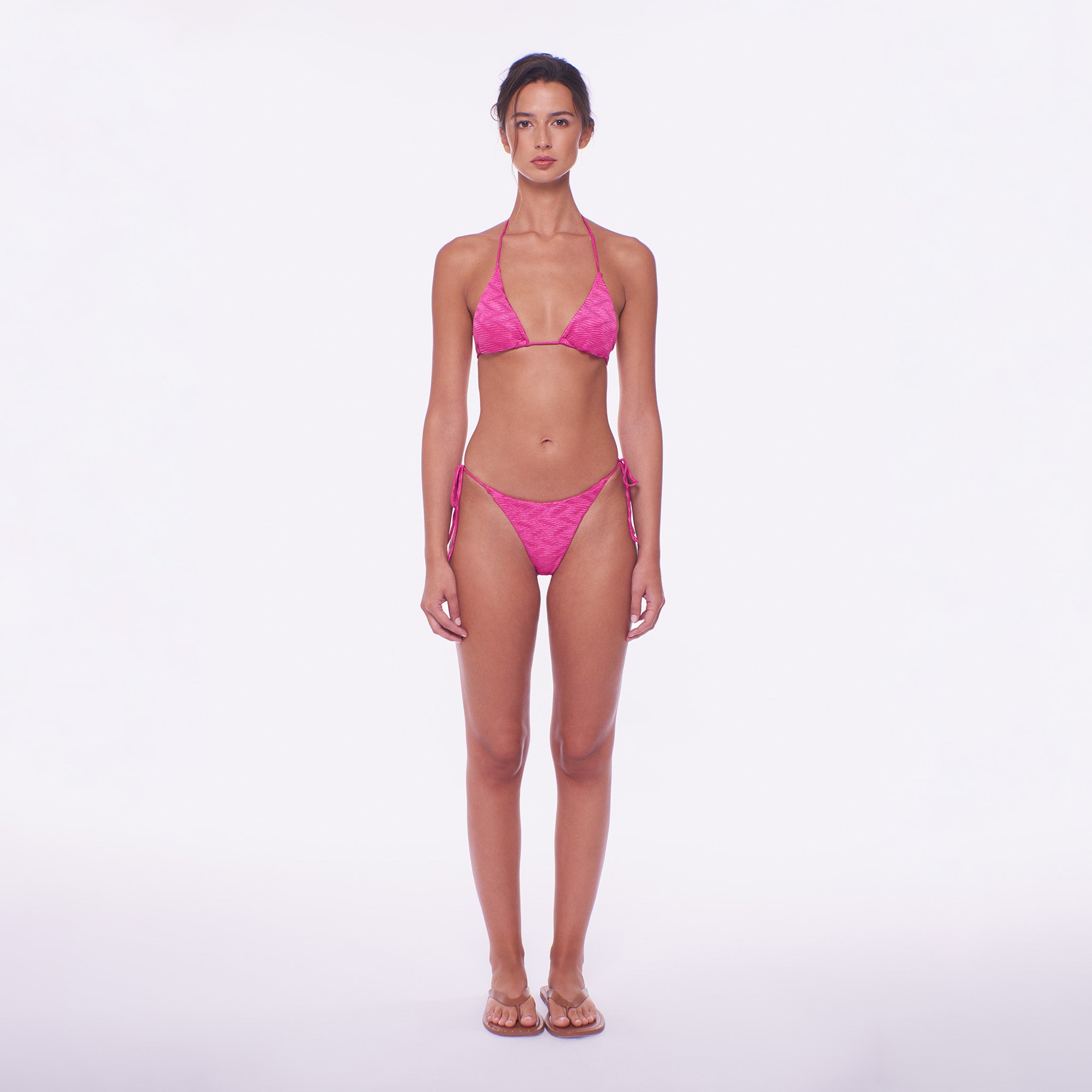 Tonie Textured Bikini Bottom