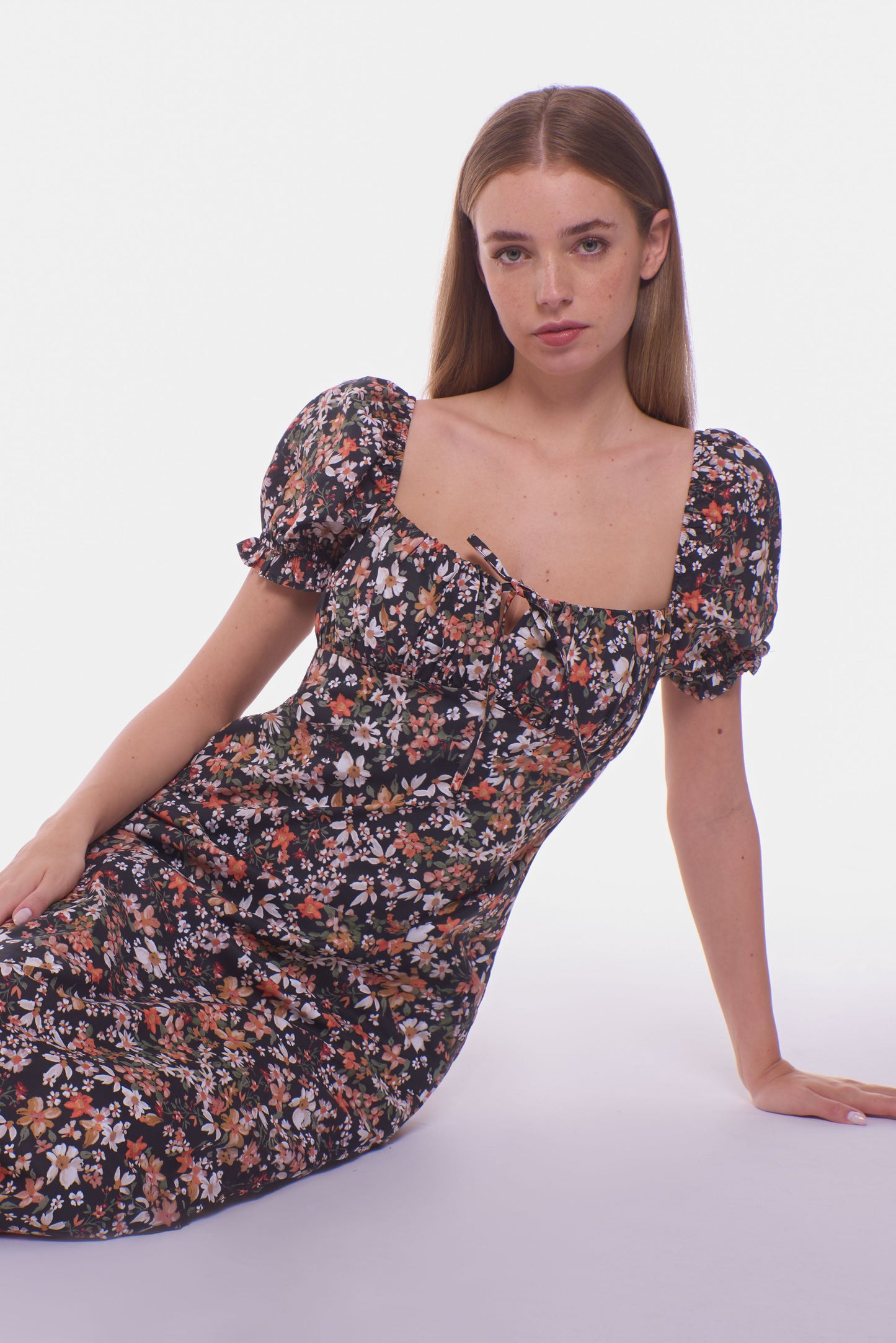 Loretta Maxi Dress - Midnight Blossom