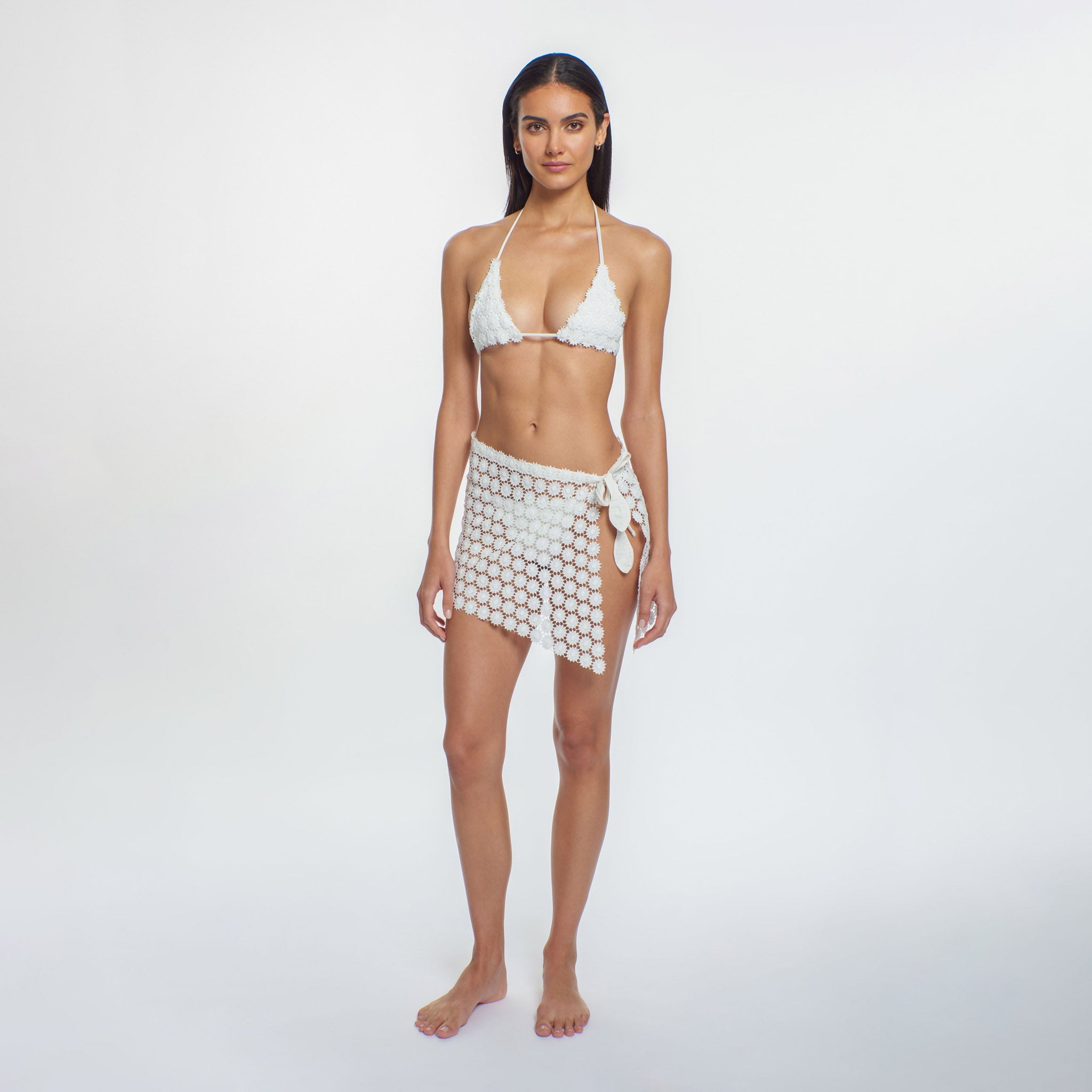 Soa Tie-Side Skirt