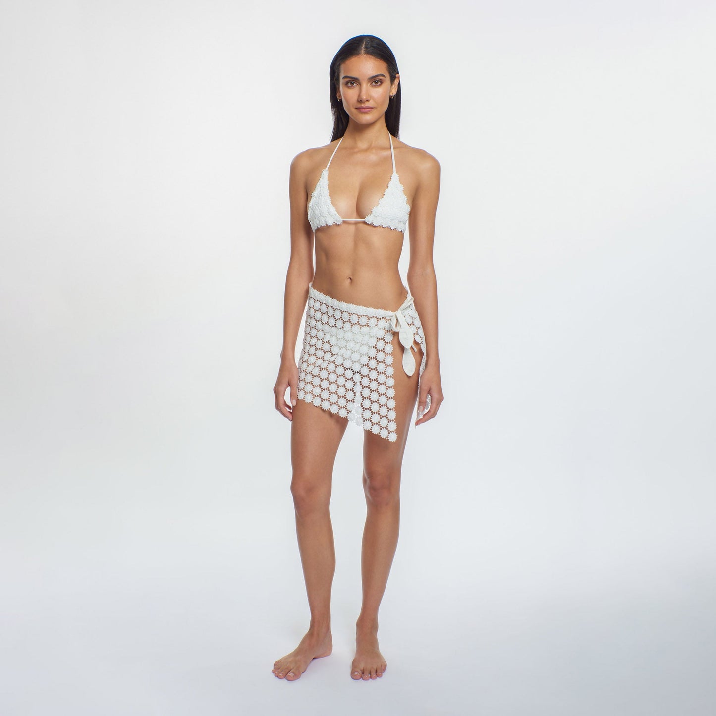Soa Tie-Side Skirt