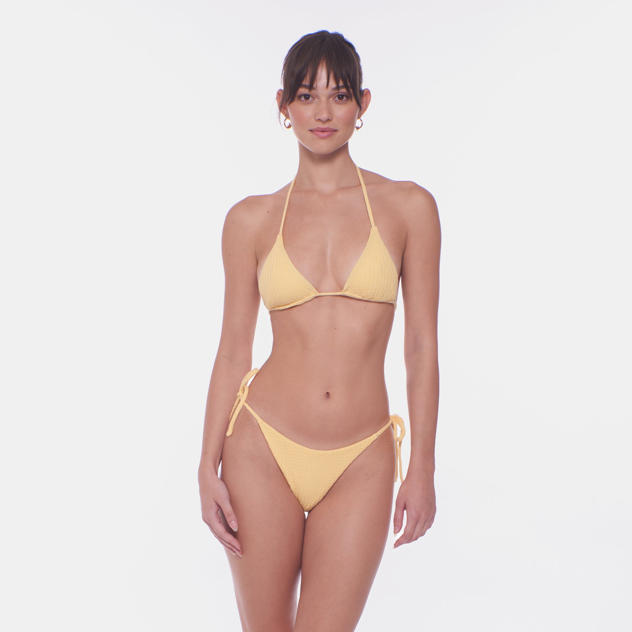 Benji Textured Bikini Top