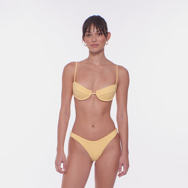 Lara Bikini Top Textured – Peixoto Wear