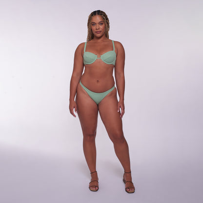 Bella Textured Bikini Bottom