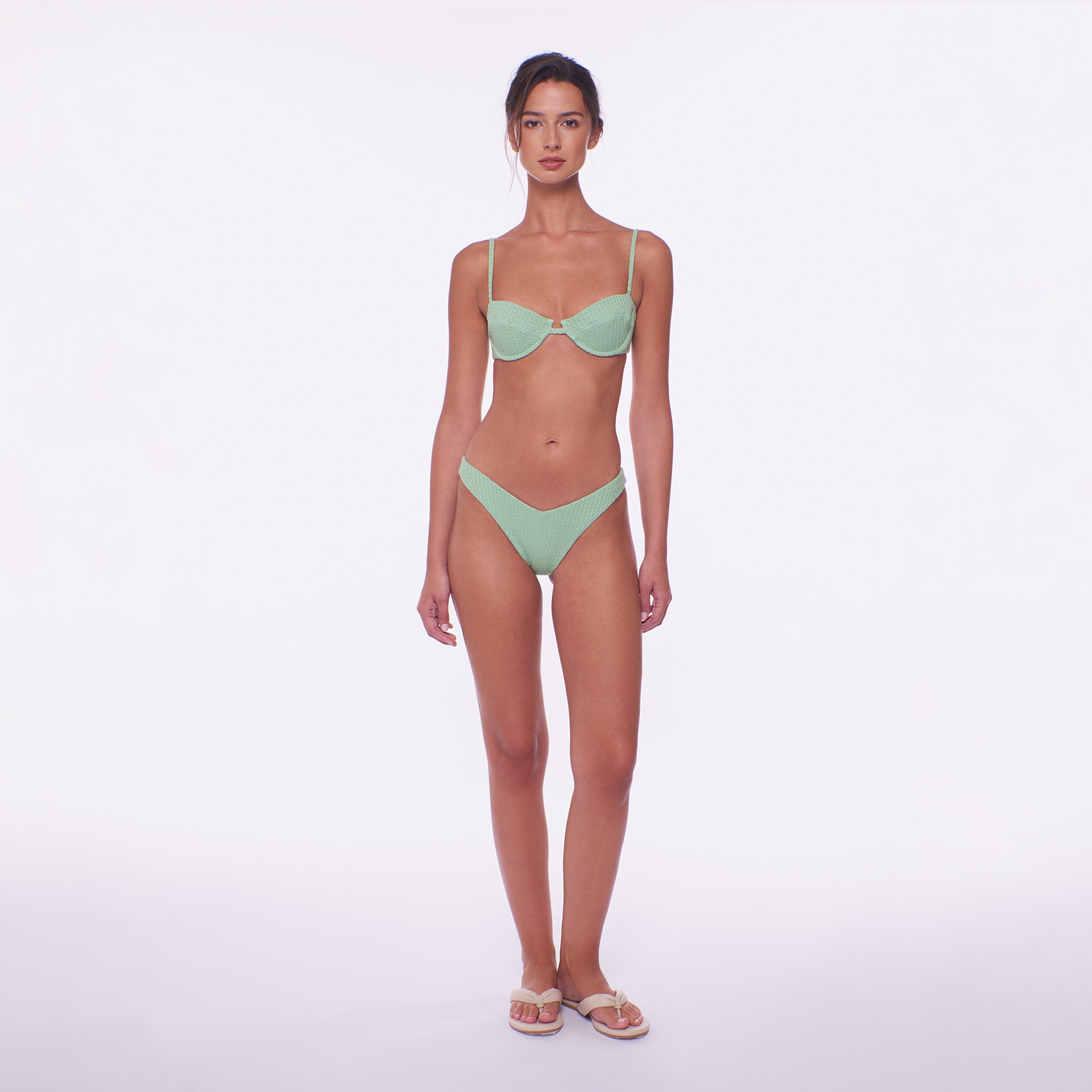 Bella Textured Bikini Bottom