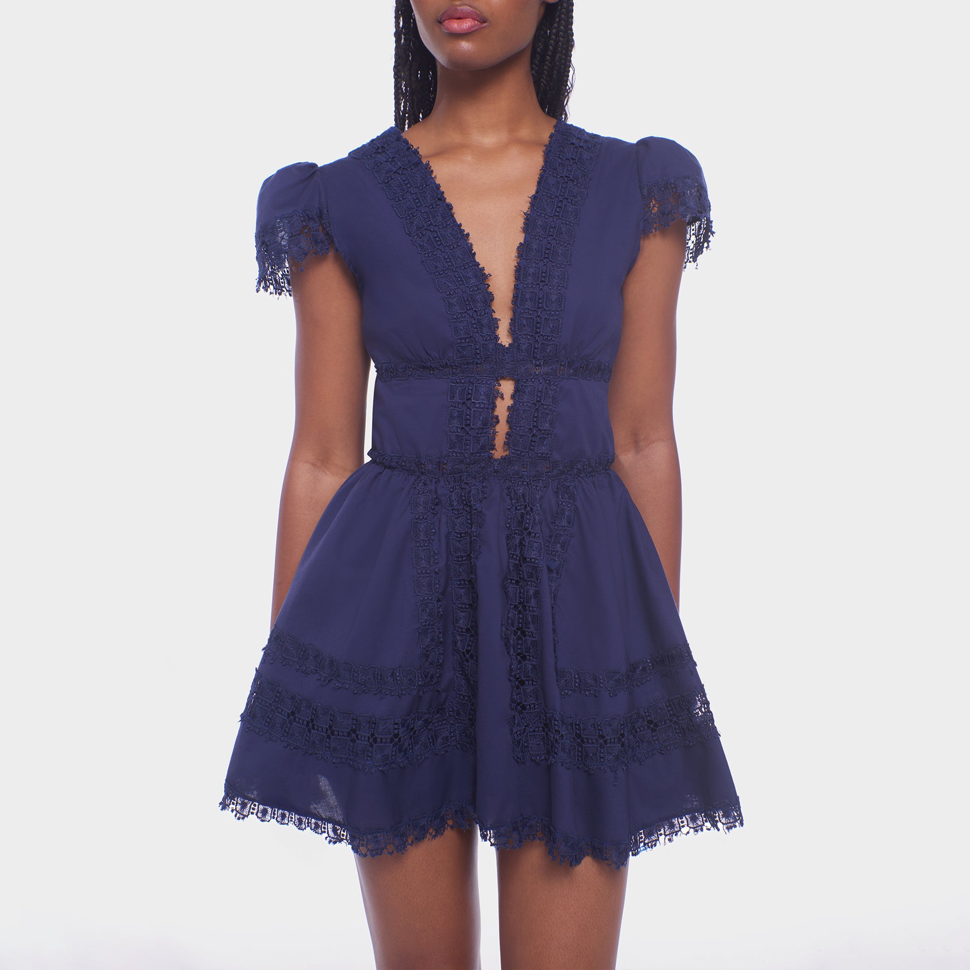 Peixoto: Piper Mini Dress (44019-NAV) M Peixoto: Piper Mini Dress (44019-NAV) M