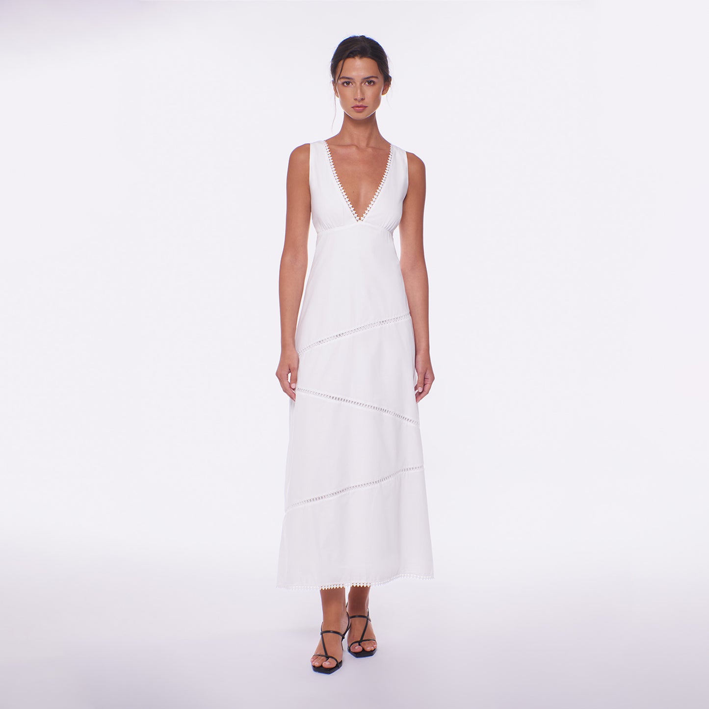 jenn maxi dress NEW Show Me Your MuMu Jenn Maxi Dress Show Me the Ring Crisp XL $198 Bridesmaids