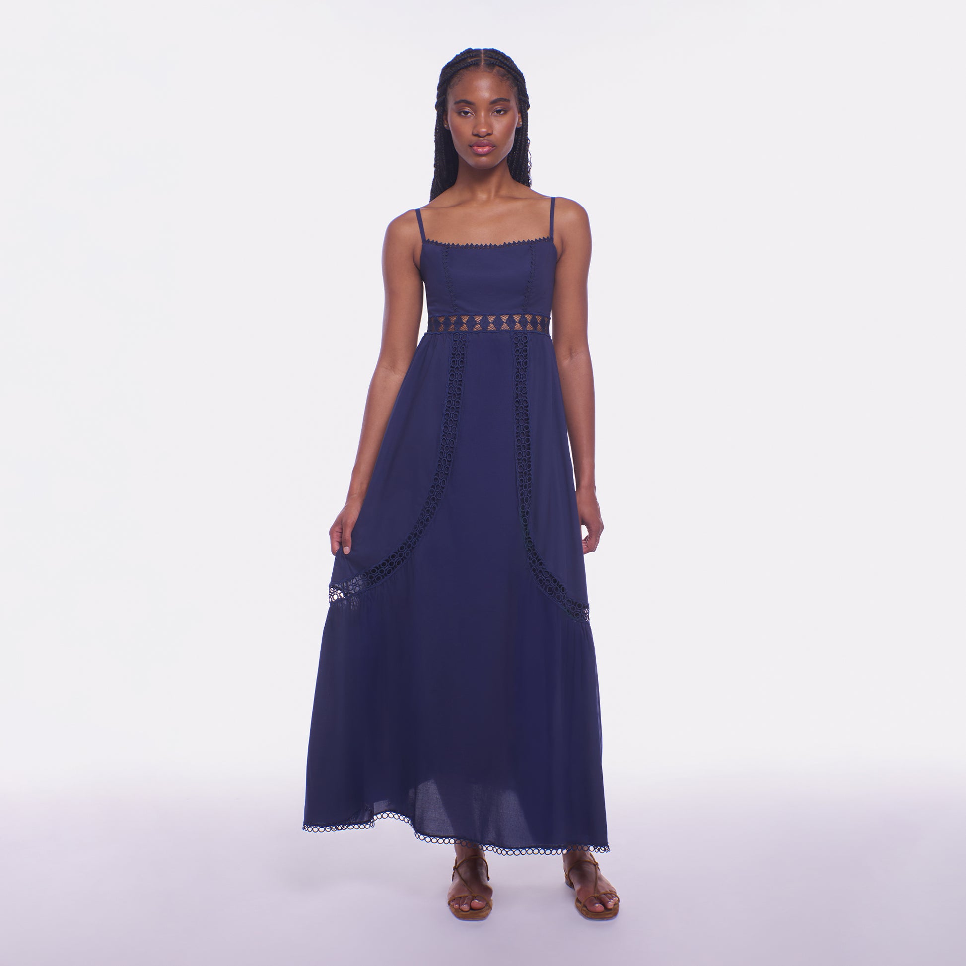 charlotte maxi dress Charlotte Halter Plunge Maxi Dress - White