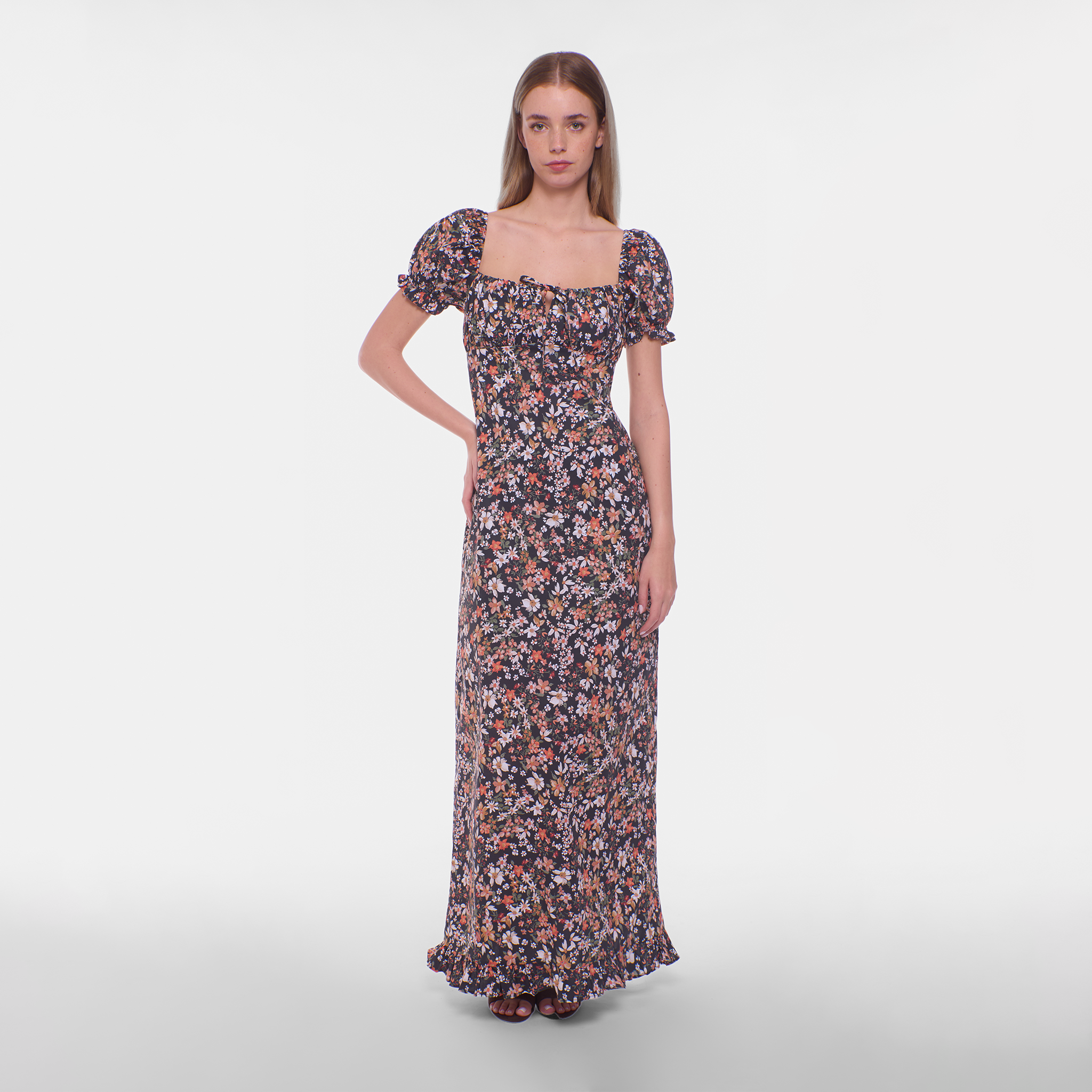 Loretta Maxi Dress - Midnight Blossom