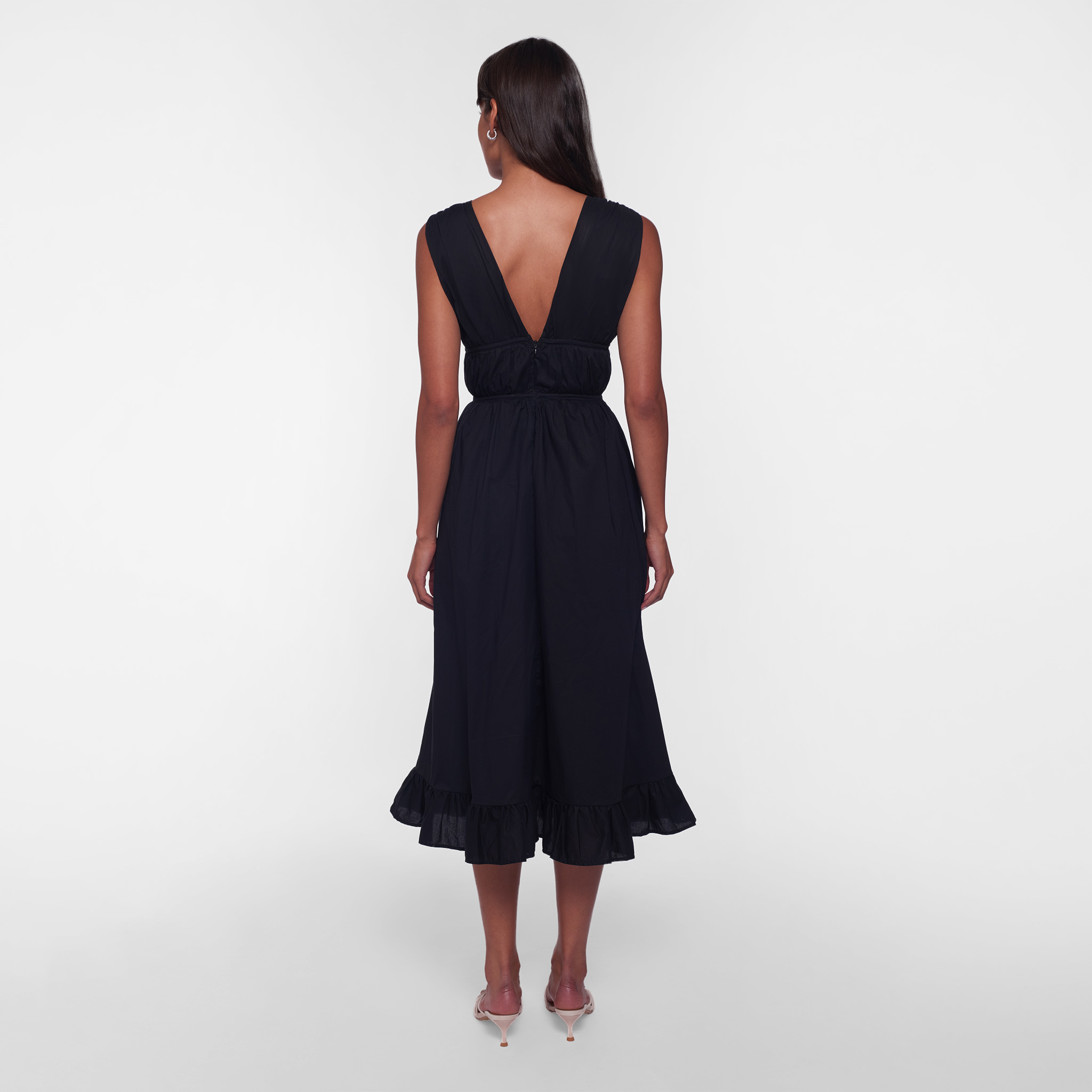 Ava Midi Dress - Black